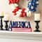 Glitzhome® 14" Wide America the Beautiful Tabletop Décor